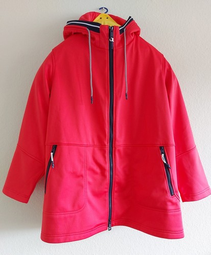 Damenjacke hellrot mit kapuze - mit,