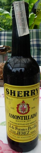 Alte flasche sherry - flasche,
