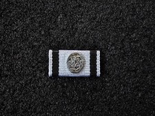 (S1-182) Schützenschnur Bundeswehr Silber Ordensspange Bandspange Bandschnalle