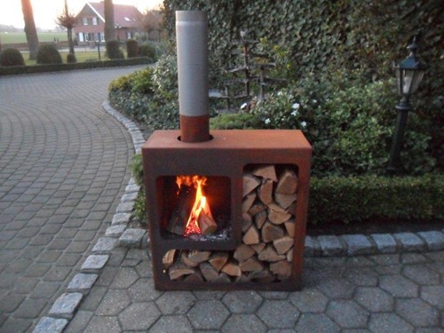 Außenkamin gartenkamin - außenkamin,,