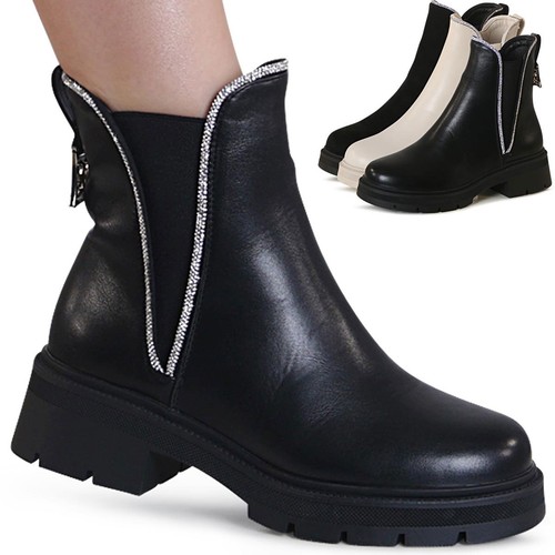 Damen glitzer chelsea boots - damen,