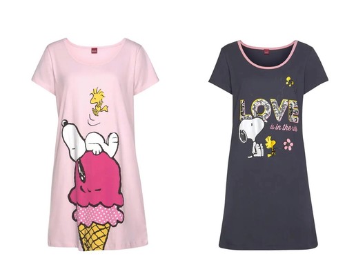 Damen peanuts sleepshirt - peanuts,