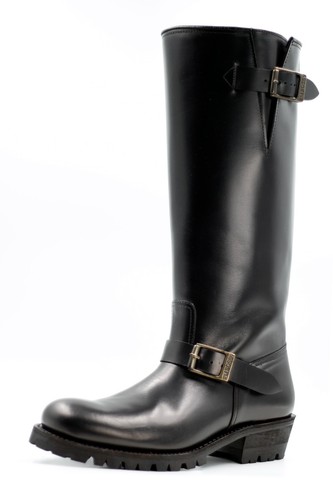 Bikerstiefel embossy black - bikerstiefel,