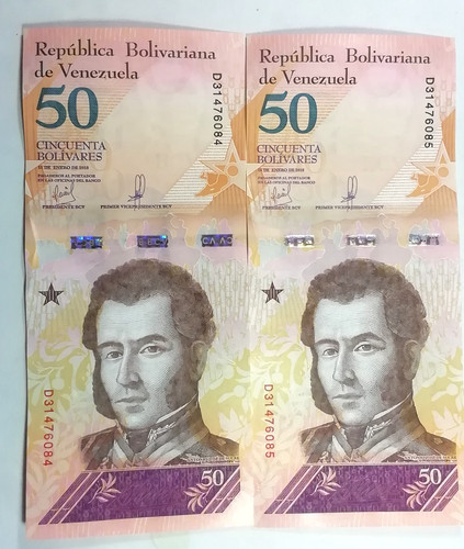 Banknoten venezuela x 50 - banknoten,
