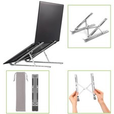Hama Notebook-Ständer Faltbar Aluminium Laptop Stand Halterung Tragbar Halter