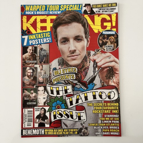 Kerrang 1426 oli - sykes, tattoo