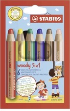 6-er STABILO WOODY 3 in 1
