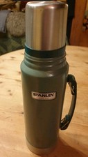 Stanley Thermoskanne ST-10-01254-038, 1 l, grün, Edelstahl, 24h Isolierung