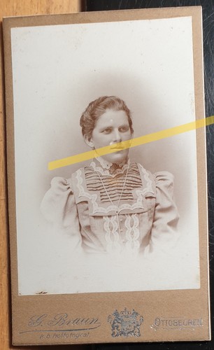 Junge frau portrait cdv - junge,