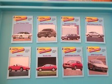 Micky Maus Sammelkarten 8 Stück Traumautos auf unseren Straßen