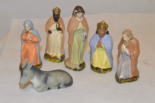 Krippenfiguren set aus - krippenfiguren,