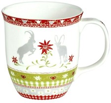 Becher Bone China Landhaus