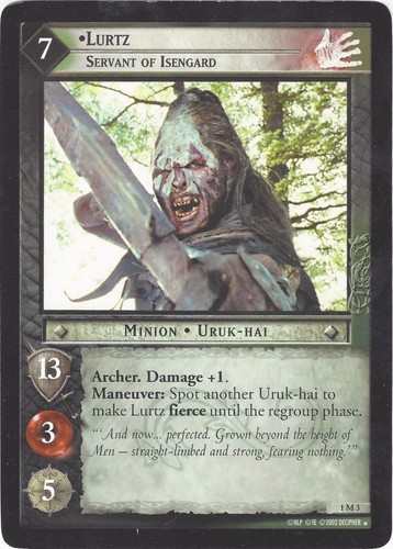 Tcg lord the ring - tcg, lurtz