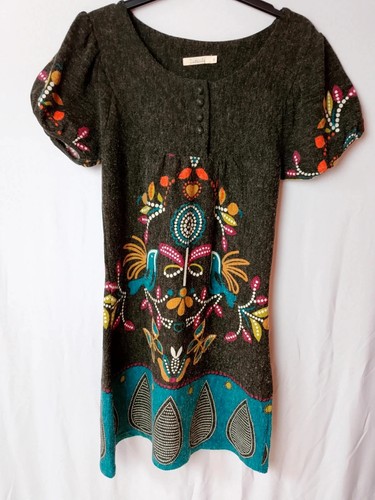 Damen kleid lavendel - lavendel, ethno