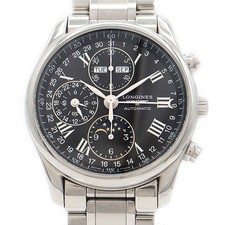 LONGINES Master Collection Chrono Mondphase L2.673.4 30m Schwarz Herren Autom...
