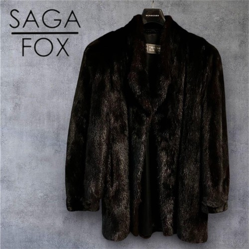 Saga fox pelzmantel mittellang - saga,