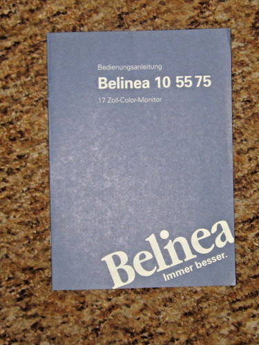 Belinea zoll color monitor - 17, zoll-color-monitor
