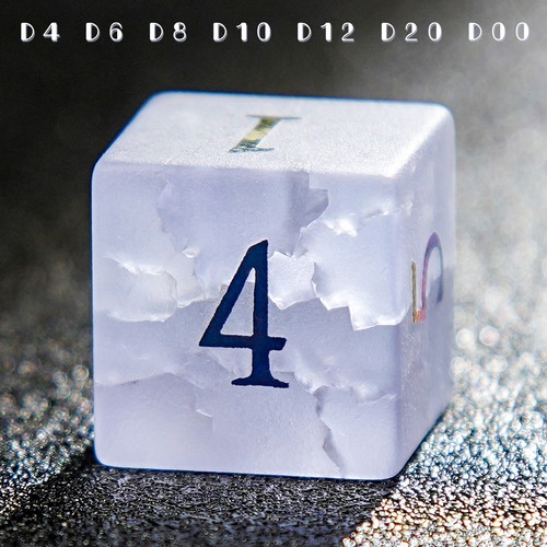 Edelstein rpg würfelset - edelstein, dnd