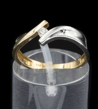585/ 14kt Bicolor Ring mit