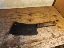 altes massives Fleischerbeil