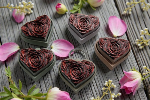 Rose heart clicker herz - rose,