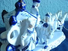 Porzellan Figur Rokoko kutsche