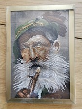 Stickvorlage AMC stickbild gobelin Bergbauer vintage retro Nachlass