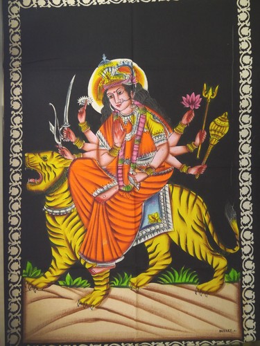 Wandbehang bild durga - wandbehang,