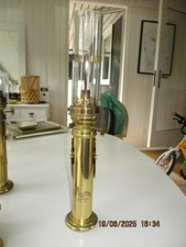 Petroleumlampe G.V.Harnisch Kopenhagen Messing Wandlampe Dänemark Schiffslampe