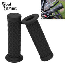 Schwarz Motorrad Griffe Griffgummis für 7/8'' 22mm Lenker Geschlossen Griffgummi