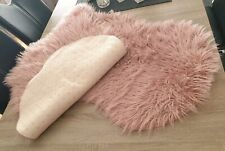 MONT CHALET 2 Deko-Schaffelle Florlänge 6,5cm rutschfest uni, ca. 60x90cm