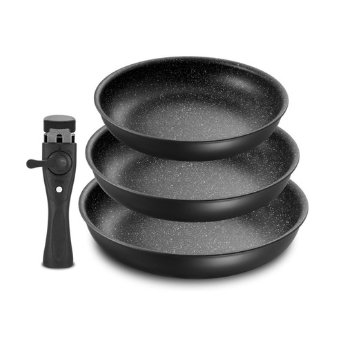 Pfannen set tlg 28 cm - pfannen-set, 20+24+28