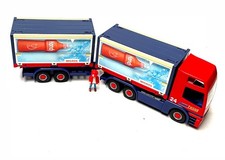 Playmobil * Wechselbrücke LKW / Truck mit Anhänger * Eurotrans Migros * Unikat