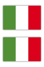 2x Aufkleber Sticker Italien