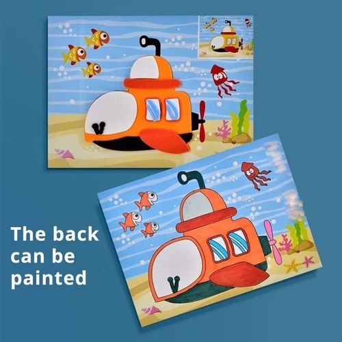 Aufkleber schaumstoff puzzle - aufkleber,