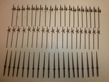 60 Waffen Hellebarden Lanzen für Elastolin Merten Ritter Landsknechte zu 4cm