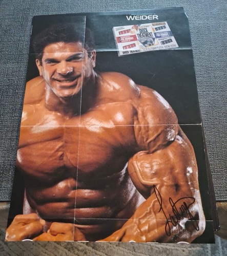 Bodybuilding autogramm poster - bodybuilding,