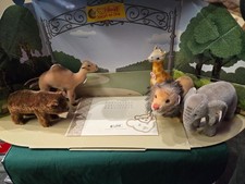 Steiff5 Pc. Zoo Set