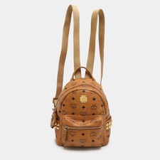 MCM Rucksack Cognac Visetos