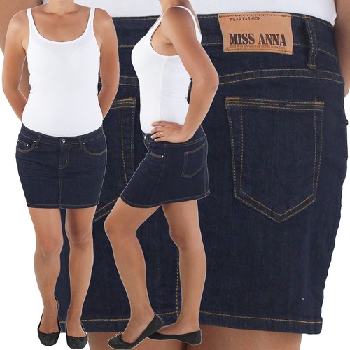 Damen jeans minirock mini rock - jeans,