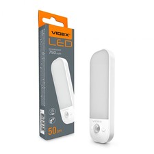 Wiederaufladbare LED Lampe mit Bewegungsmelder VIDEX Schrank Treppen Nachtlicht 