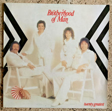 BROTHERHOOD OF MAN - TWENTY GREATEST UK 1978 POP VINYL LP RECORD💥MINT