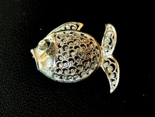 Vintage brosche fisch - vintage,