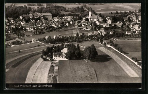 Ansichtskarte bad wurzach - ansichtskarte,