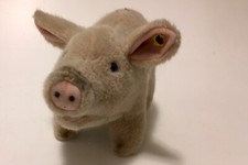 STEIFF-TIER ORIGINAL MIT KNOPF IM OHR / SCHWEINCHEN S.FOK149