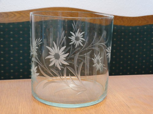 Deko glas vase übertopf - glas,