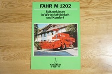 DEUTZ-FAHR Mähdrescher Prospekt Typ M1202 4 Seiten 1975
