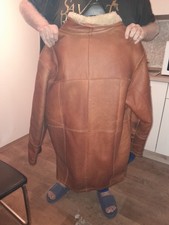 MANTEL HERREN Lamm Leder Fell