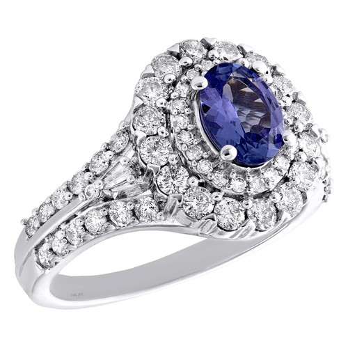 14k weißgold diamant - weißgold,