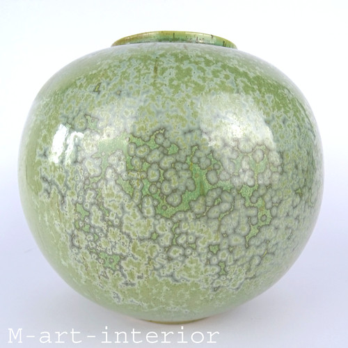 Signierte studiokeramik vase - studiokeramik,